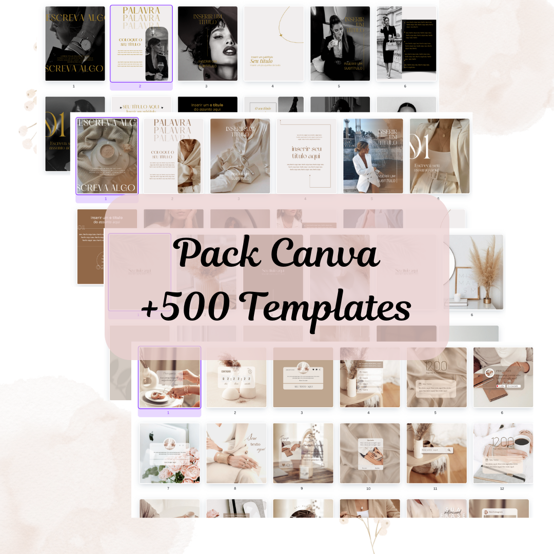 Pack Canva – +500 Templates